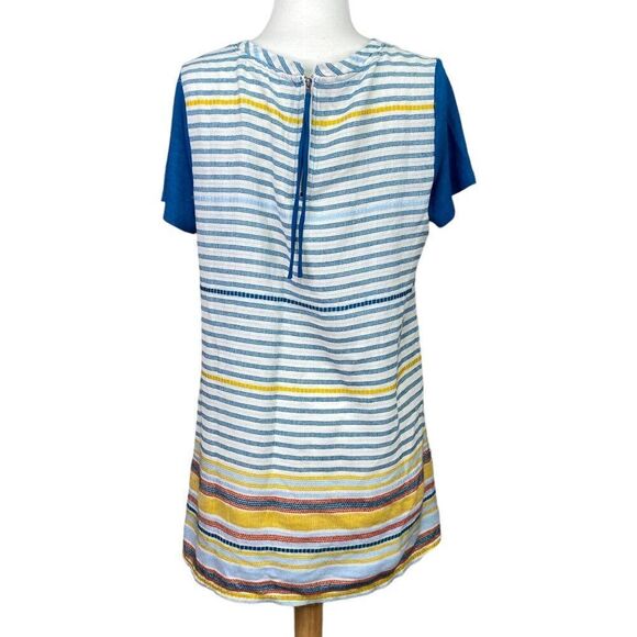 Soft Surroundings Medium Top Striped Zipper Back - Picture 2 of 7